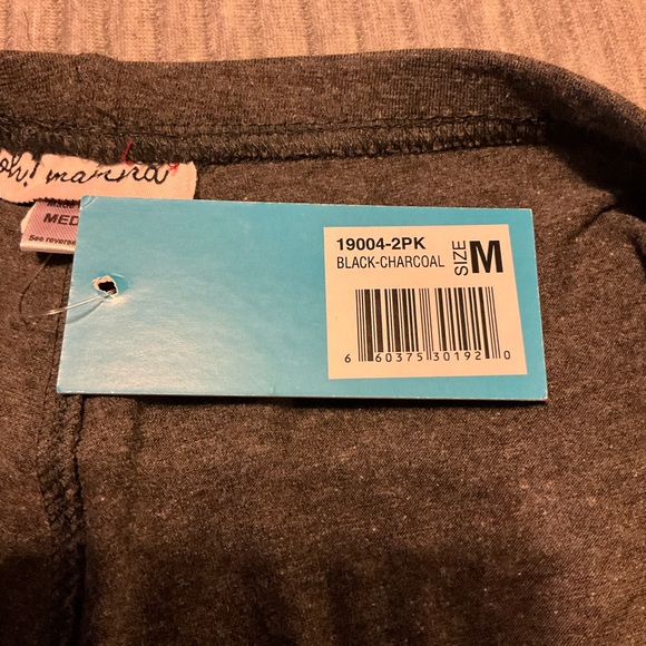 Maternity Oh Mamma Gray Leggings Size M - Picture 3 of 8